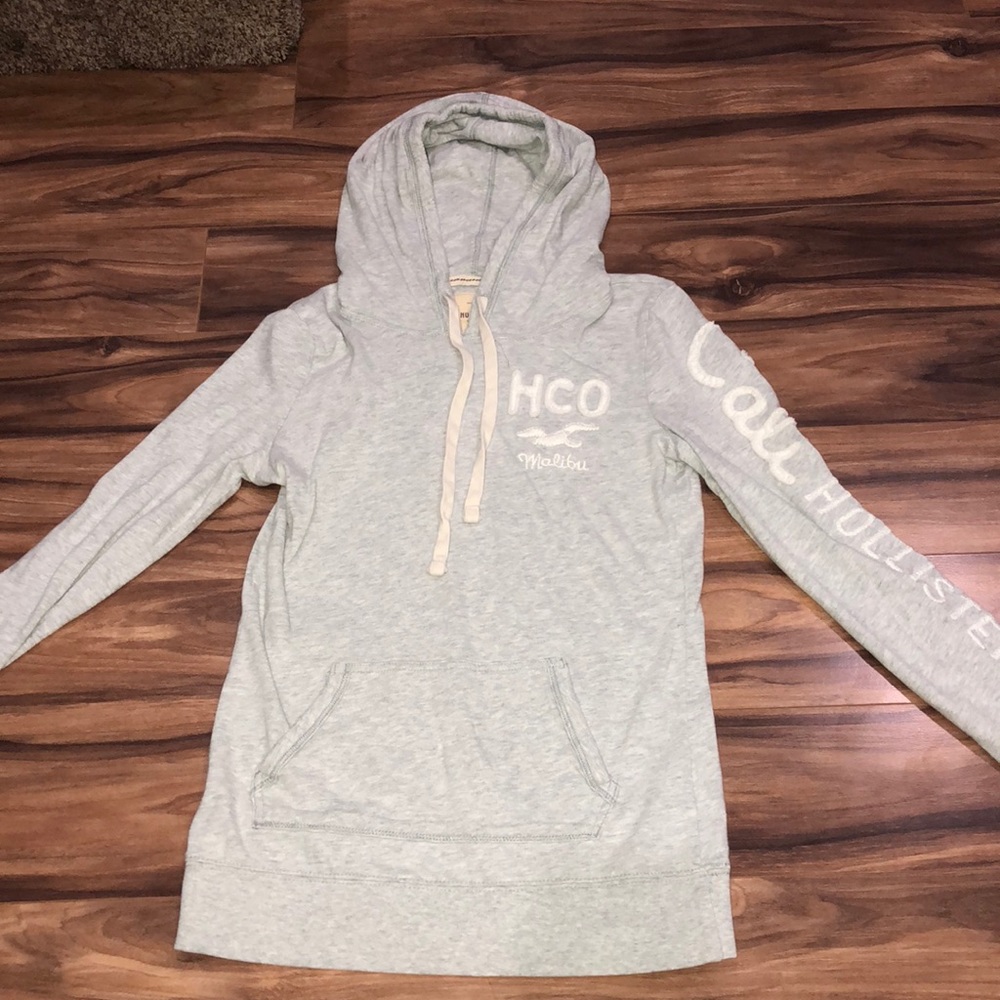 Gray Hollister Hoodie